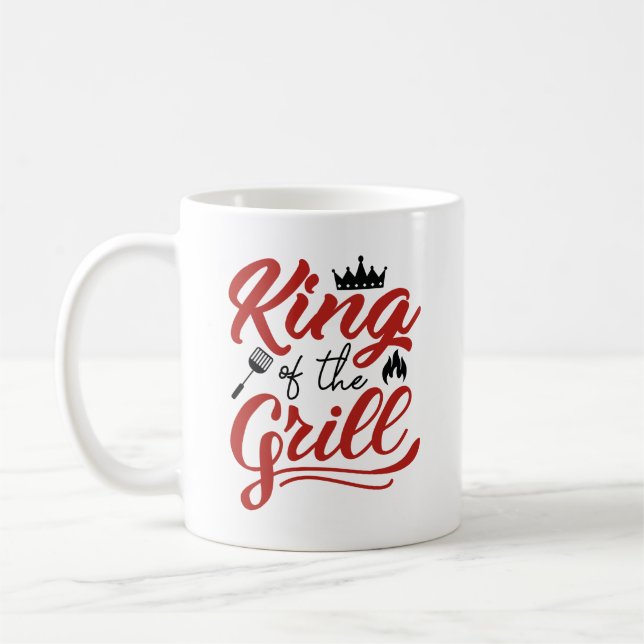 King Of The Grill Coffee Mug (Left)