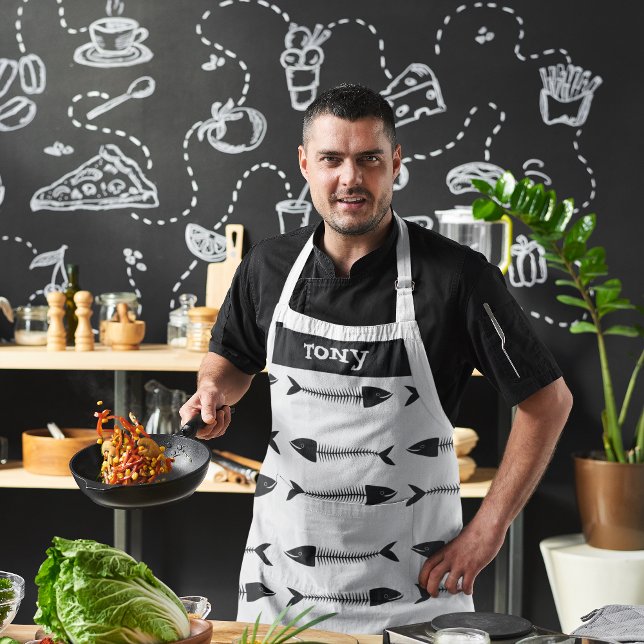 King of the Grill: Custom All-Over Print Apron (Creator Uploaded)