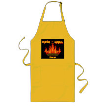 King of the Grill, Dad's Gift Apron. Chef, Cook