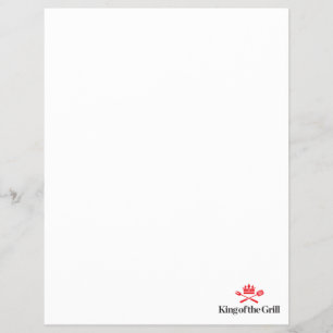 King of the Grill Flyer