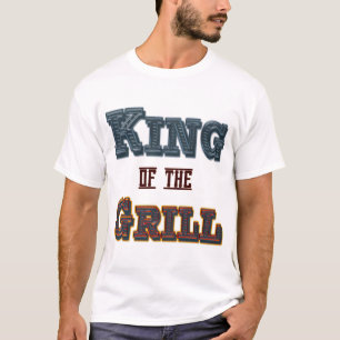 King of the Grill Funny BBQ Cookout Saying T-Shirt