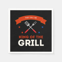 King of the Grill funny multi-color
