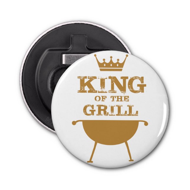 King Of The Grill, Gold Bottle Opener (Front)