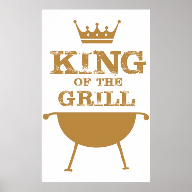 King Of The Grill, Gold Poster (Front)