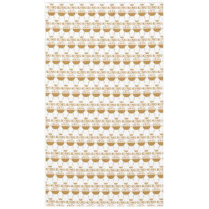 King Of The Grill, Gold Tablecloth