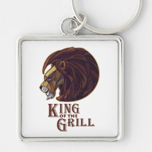 King of the Grill Key Ring