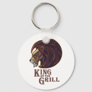 King of the Grill Key Ring