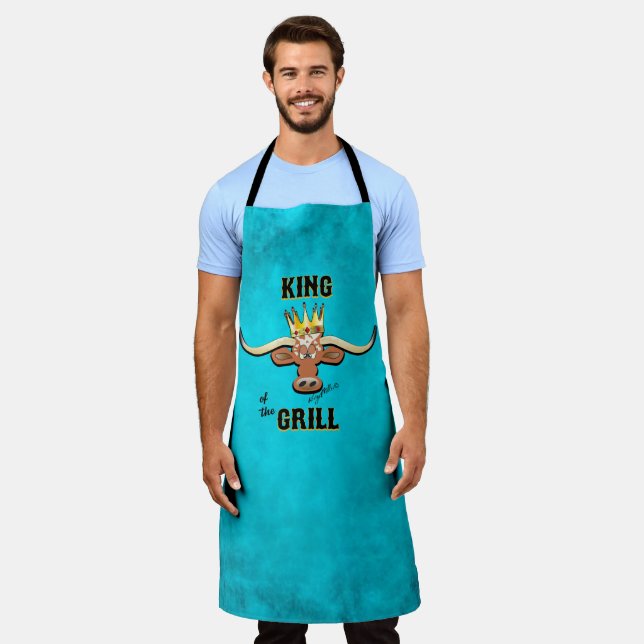 King Of The Grill, Longhorn Steer Apron (Worn)