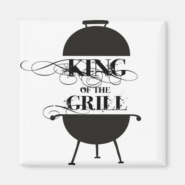 King Of The Grill Magnet (Front)