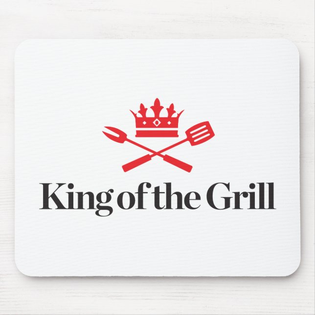 King of the Grill Mouse Mat (Front)