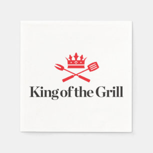 King of the Grill Napkin