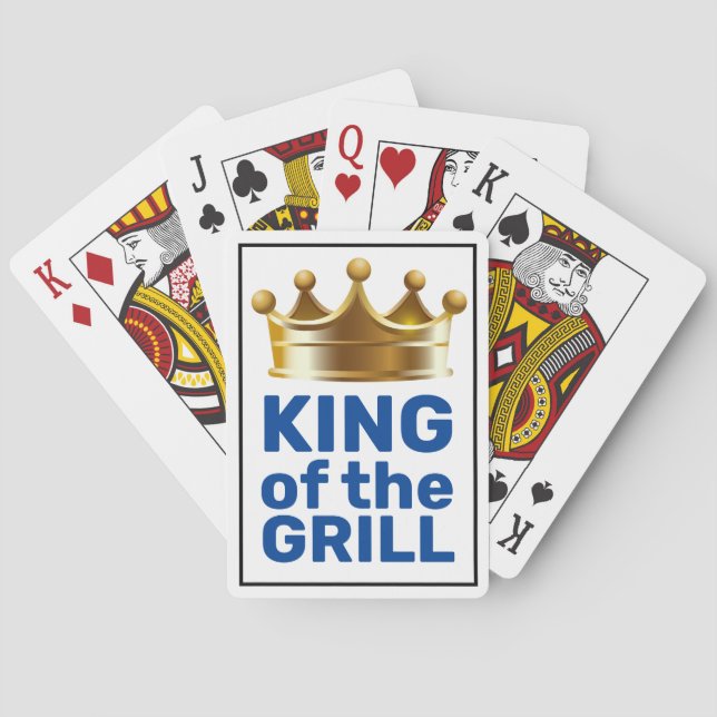 King Of The Grill Playing Cards (Back)