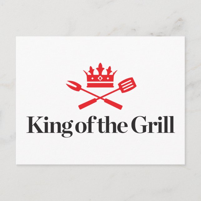 King of the Grill Postcard (Front)