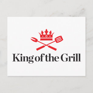 King of the Grill Postcard