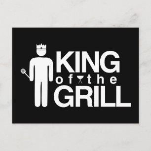King of the Grill Postcard
