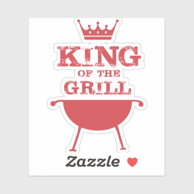 King Of The Grill, Red (Sheet)
