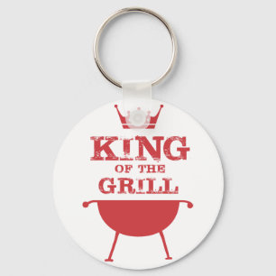 King Of The Grill, Red Key Ring