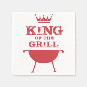 King Of The Grill, Red Napkin