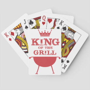King Of The Grill, Red Playing Cards
