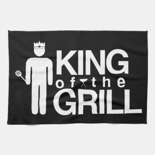King of the Grill Tea Towel