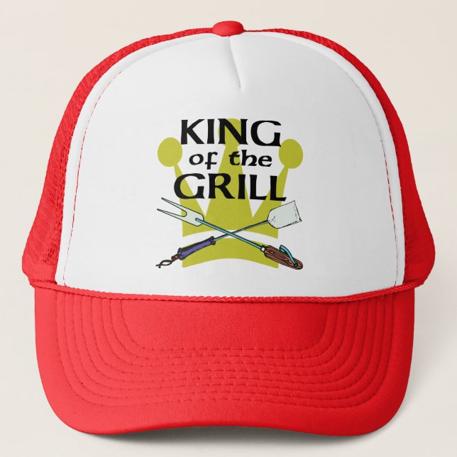 King of the Grill Trucker Hat (Front)