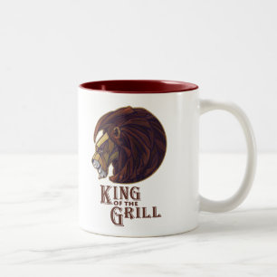 King of the Grill Two-Tone Coffee Mug
