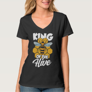 King Of The Hive Beekeeper Bee Honey T-Shirt