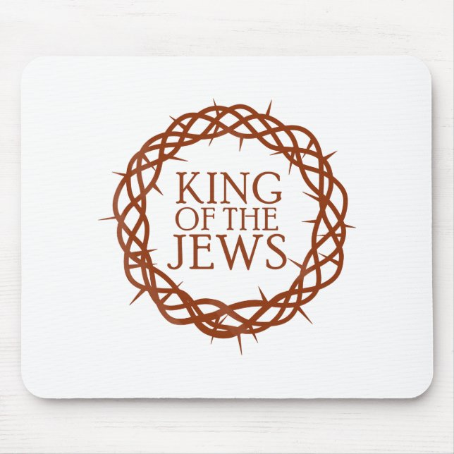 King of The Jews Mouse Mat (Front)