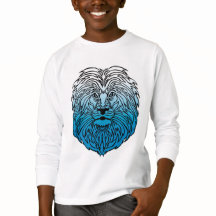 King of the Jungle, Blue Lion Boy's T-Shirt