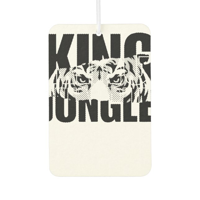 King of the Jungle Car Air Freshener (Front)