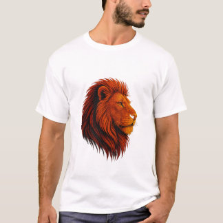 King of the Jungle – Fearless Neon Lion Roar T-Shirt