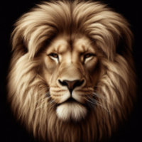 King of The jungle - King Lion Decoupage Paper