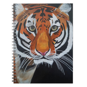King of the Jungle Painting by Alfred Fox Notebook