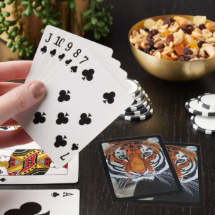 King of the Jungle Painting by Alfred Fox Playing Cards