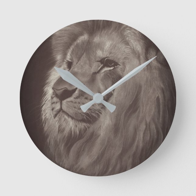 KING OF THE JUNGLE ROUND CLOCK (Front)