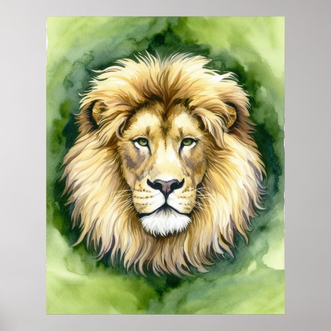 King of the Jungle: The Noble Lion Poster (Front)