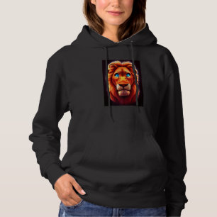 King Of The Jungle Wild In Africa Regal Lion Hoodie