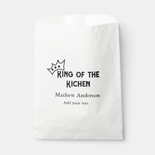 King of the kitchen add name chef bakery cooking t favour bags