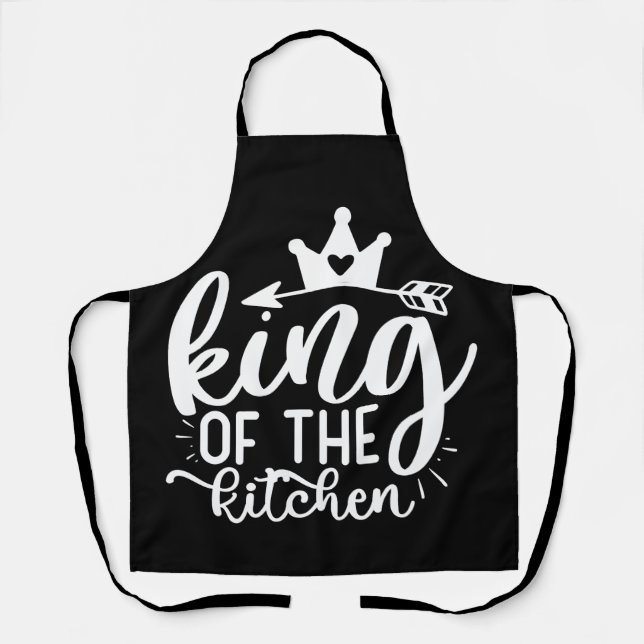 King Of The Kitchen Apron (Front)