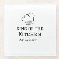 King of the kitchen chef cooking add name crown ha