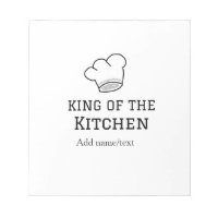 King of the kitchen chef cooking add name crown ha