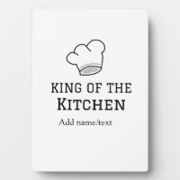 King of the kitchen chef cooking add name crown ha