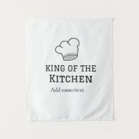King of the kitchen chef cooking add name crown ha