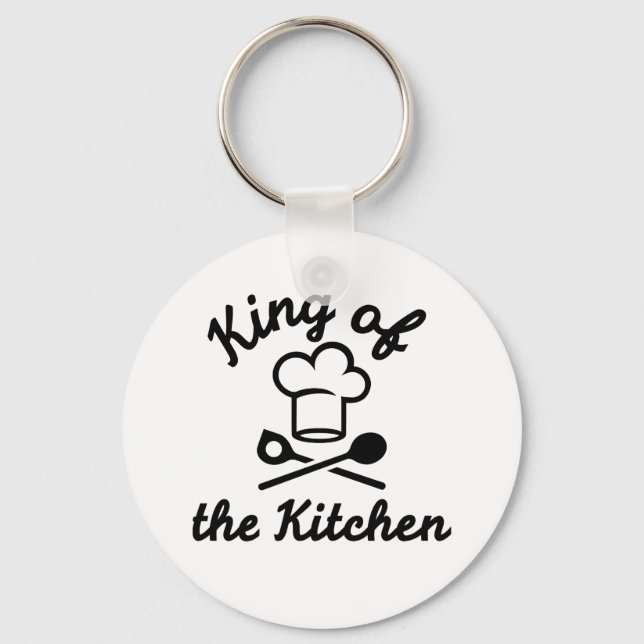 King of the kitchen key ring (Front)