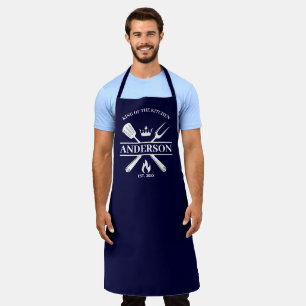  King of the Kitchen Personalised BBQ Apron