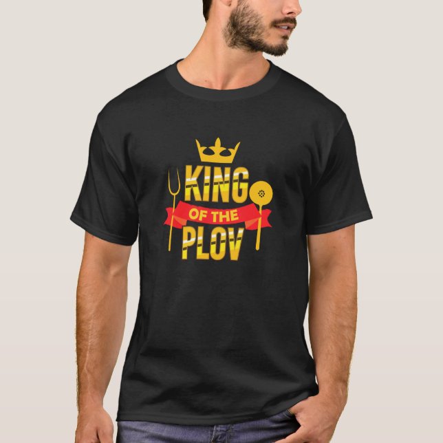King Of The Plov Central Asian Uzbek Food T-Shirt (Front)