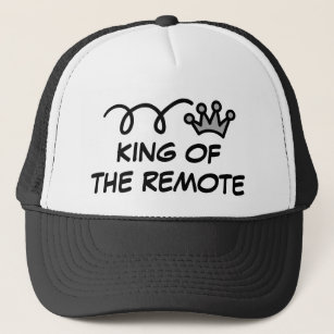 King of the remote control funny Father's day gift Trucker Hat