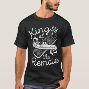 King of the Remote Control TV Funny Potato Couch L T-Shirt