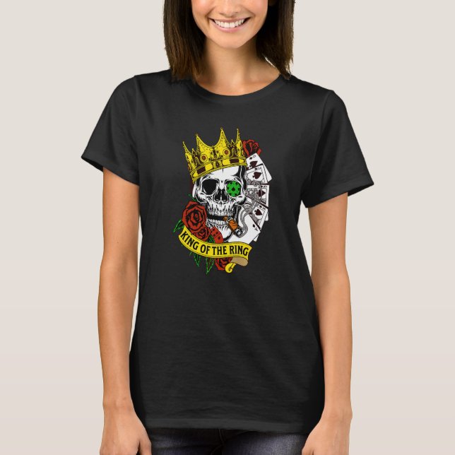 King of the Ring  Texas Hold 'em Poker T-Shirt (Front)