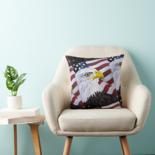King of the Skies Painting by Alfred Fox Cushion